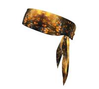 Butterfly in the Flower Printed headband, adiustable headband, perfect for running, fitnessand other sports.