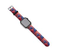 Butterfly Insect Animal Silicone Watch Band Replacement Watch Straps Adjustable Sport Wristband for Women Men 42mm/44mm