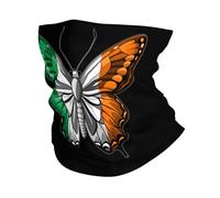 Butterfly Ireland Irish Irishman Bogtrotter Flag Women Men Snoods Warm Neck Warmer Multifunctional Bandana For Skiing Cold Weather Outdoor Motorcycle