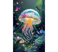 Butterfly Jellyfish Jigsaw Puzzles for Adults 1500 Pieces Educational Toys Challenging Game 1500 Piece Puzzles for Adults for The Whole for Women Gifts for Men