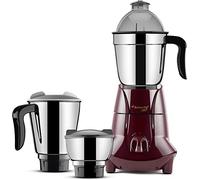 Butterfly Jet 750-Watt Mixer Grinder with 3 Jars (Cherry)