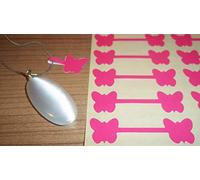 Butterfly Jewellery Price Stickers, 1000, Pink Butterflies