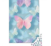 Butterfly Jigsaw Puzzle Adult 1000 Pieces Classic Puzzle Wooden Jigsaw Puzzle Wall Art Unique Toys 1000pcs (75x50cm)