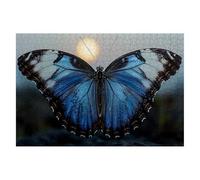 Butterfly Jigsaw Puzzles for Adults 1500 Piece Jigsaw Puzzles for Adults Moon 87x57cm, Classic Educational Games Decompression, Challenging Game for Families Beautiful Home Decor Gifts for Men A-38
