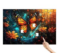 Butterfly Jigsaw Puzzles for Adults 1500 Pieces, Dream Jigsaw Puzzles for Adults, Family Educational Colourful Fun with Box, Challenging Creative Impossible Puzzle, Room Decor Gift for Women E-3