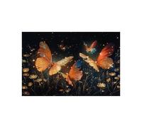 Butterfly Jigsaw Puzzles for Adults 2000, Wooden 2000 Piece Jigsaw Puzzles for Adults Starry Sky, Educational Puzzle for The Whole Family Together, Puzzle for Wall Art Home Decor 40x28 Inch LZPT-04030