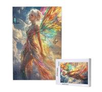 Butterfly Jigsaw Puzzles for Adults 5000 Woman Puzzles for Adults Wooden, Funny/Difficult/Impossible/Challenging Decompression Games, As a Birthday for Women and Men ML-960