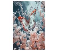 Butterfly Jigsaw Puzzles for Kids 1000 Pieces 3d Wooden Puzzle Decompression Game for Adults Women Girl Educational Game Toys 78×53cm