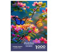 Butterfly Jigsaw Puzzles Puzzles for Adults Kids. 1000 Piece Interesting Great Gifts Challenge Toy Educational Game Home Decoration for Educational Games Gifts 52x38cm/1000pcs