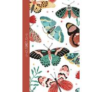 Butterfly Journal for Women Teens: 120 Lined pages with teal color endpages, 5 x 8, for home, school, office supplies, self care, gift