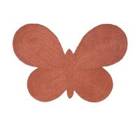 Butterfly jute rug, Lucia Eames Terracotta one size