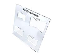 Butterfly Key Inlay Template Set Router Slotting Auxiliary Tool Slot Cutting Wood Bow-Tie Bow-Tie Joint Woodwork