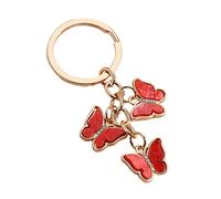 Butterfly Keychain Pendant-Charms Car Keyring Hanging Ornament Party-Favor For Handbag Purses Bag Wallet-Decorations Butterfly Keychain Charm Colorful Hanging Pendant For Handbag