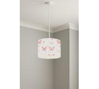 Butterfly Kisses Blush II lightshade - 20 x 18.5cm Ceiling Drum Shade | 1E6307