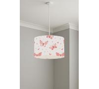 Butterfly Kisses Blush lightshade - 30 x 21cm Ceiling Drum Shade | 1E6307