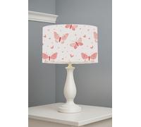 Butterfly Kisses Blush lightshade - 30 x 21cm Table Drum Shade | 1E6307