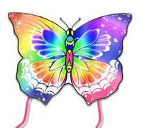 Butterfly Kite for Children and Adults, Kites for Kids Ages 4-8 Easy to Fly and Assemble Toy, 50" x 30" Large Kite for Beginner Gift for Beach Summer Outdoor Games and Activities (Colorful)