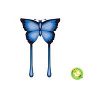 Butterfly Kite with Tear Resistant Fabric and Sturdy Fiberglass Frame, Single Line Reel Flying Kite for Outdoor Photography & Leisure(String 300m/984ft)