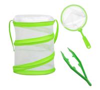 Butterfly Kits with Live Caterpillars, Outdoor Bug Catcher for Kids, (3pieces) Includes Observation Cage Net, and Clamp, Perfect for Butterfly Habitat and Life Science Education