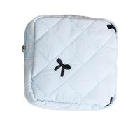 Butterfly Knot Sanitary Pad Storage Organiser Portable Feminine Hygiene Holder Tampon Organiser for Travel and Daily Use Cosmetic Bag