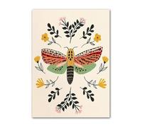 Butterfly Ladybug Dragonfly Bees Minimalist Wall Art Print Canvas Painting Posters For Living Room Home Decor 30x40cm No Frame