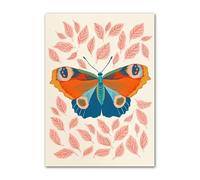 Butterfly Ladybug Dragonfly Bees Minimalist Wall Art Print Canvas Painting Posters For Living Room Home Decor 60x90cm No Frame
