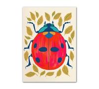 Butterfly Ladybug Dragonfly Bees Minimalist Wall Art Print Canvas Painting Posters For Living Room Home Decor 30x40cm No Frame