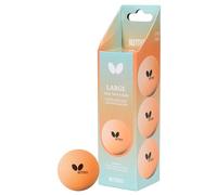 Butterfly Large Table Tennis Balls (Pack of 3) - Oversized Ping Pong Balls for Easy Tracking, Outdoor Play & Fun for All Ages