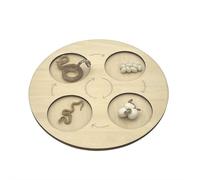 Butterfly Life Cycle Wooden Puzzle Board, Montessori STEM Educational Toy for Preschool Science, Metamorphosis Learning Aid for Toddlers, Nature Biology Teaching Tool, Classroom Science Kit Gift