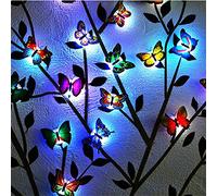 Butterfly Lights Butterfly Wall Stickers, 3D Butterfly Night Light Up Butterflies Sticker Wall Art Decorations, Wall Stickers for Wall Decor Art Room Home Decor(Pack of 24)