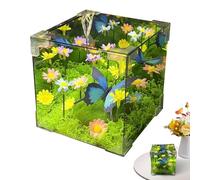 Butterfly Lights for Bedroom, Butterfly Crystal Ambience Lighting for Bedroom, Plug-and-Play Non-Glaring Ambiance Nightlight Desk Decoration for Bedside Nursery