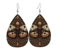 (Butterfly) Lightweight Leather Earrings For Women Elegant Dangle Drop Earrings For Casual Party Everyday Wear