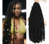 Butterfly Locs Crochet Hair Goddess Curly Hair Extensions