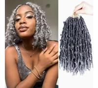 Butterfly Locs Crochet Hair Goddess Curly Hair Extensions