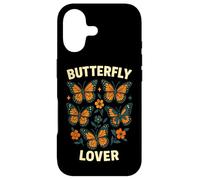 Butterfly Lover Retro Aesthetic Nature Graphic Case for iPhone 17