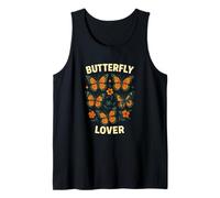 Butterfly Lover Retro Aesthetic Nature Graphic Tank Top