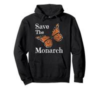 Butterfly Lovers Save The Monarch Butterflies Pollinators Pullover Hoodie