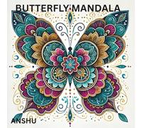Butterfly Mandala: Colouring book for everyone