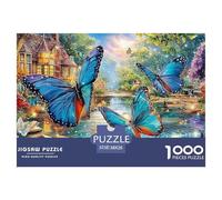 Butterfly Master-Level Jigsaw Puzzles for Adults Embark on A 1000-Piece Advanced And Challenging Puzzle Games Journey - Positioned As The Ultimate Gift Jigsaw Puzzles for Adults And Kids Age 12