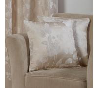 Butterfly Meadow - Jacquard Cushion Cover - Cream - Emma Barclay | TJ Hughes Silver