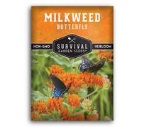 Butterfly Milkweed Seeds for Planting - Pack with Instructions to Grow Asclepias Tuberosa - Attract Butterflies & Help Conservation - Non-GMO Heirloo