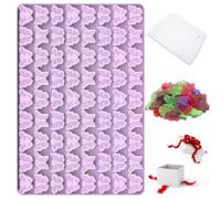 Butterfly Mold, 72 Cavities Mini Butterflies Silicone Molds for Chocolate Candy Gummy, Food Grade Small Silicone Butterfly Molds for Homemade Cake Decorations/Snack Biscuits