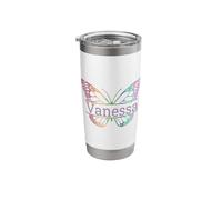 Butterfly Monogram Vanessa Stainless Steel Insulated Tumbler