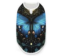 Butterfly Moon Luna Moth Dog Shirts Patterned Pet Clothes Tank Top Sleeveless T-Shirt for Cats Puppy M