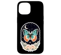 Butterfly Moonlit Monarch Winged Nectar Garden Life Cycle Case for iPhone 15