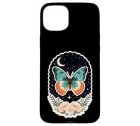 Butterfly Moonlit Monarch Winged Nectar Garden Life Cycle Case for iPhone 15 Plus