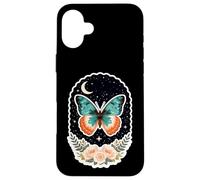 Butterfly Moonlit Monarch Winged Nectar Garden Life Cycle Case for iPhone 16 Plus
