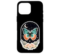 Butterfly Moonlit Monarch Winged Nectar Garden Life Cycle Case for iPhone 16 Pro Max