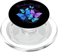 Butterfly Motivational Quote Remember Your Why PopSockets PopGrip for MagSafe