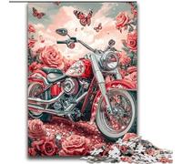 Butterfly Motorcycle Adult Jigsaw Puzzles 2000, Suitable for Ages 14 And Up Family Fun It Is Ideal As A Gift for The Whole Family (70x100cm)